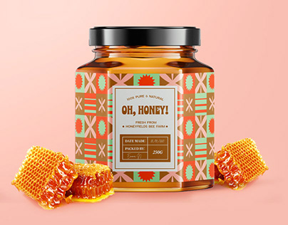 Oh, Honey! | Brand Identity & Jar Design