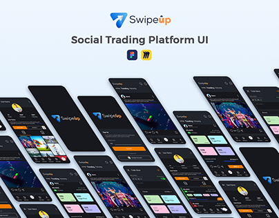 SwipeUp - Social Trading Platform UI