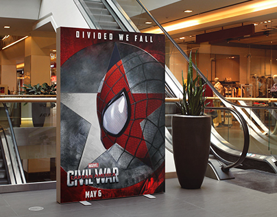 Fan Poster Spiderman - Captain America Civil War