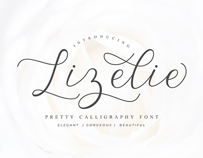 Lizelie Calligraphy font
