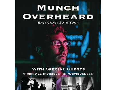 Munch Overheard - Band Poster