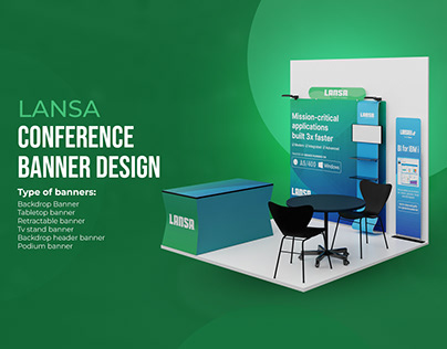Lansa Conference Banner Design
