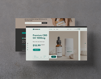 PharmaCare - A Fictional Woocommerce Website