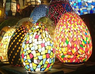 Lanterns in Cairo open market