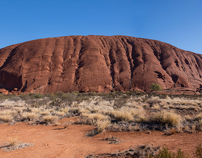 Uluru, North west face mid afternoon