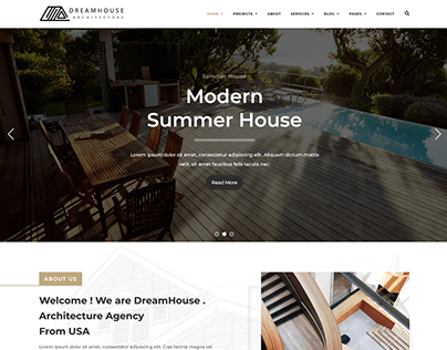 Dreamhouse - Architecture & Interior Design Joomla 5
