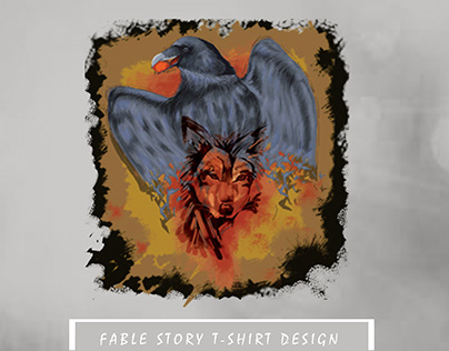 Fable story T-shirt design