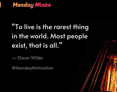 Monday Mints Motivational Quotes