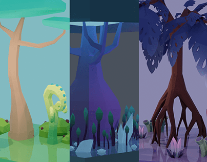 Low poly environments