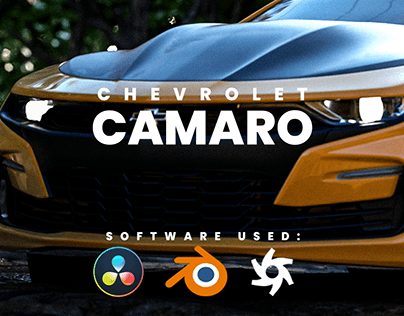 Project thumbnail - Chevrolet Camaro| 3D Product Animation |Blender Octane