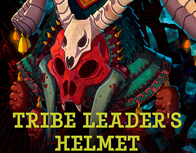 Concept Art - tribe leader's helmet