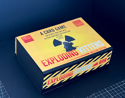 Exploding Kittens: Nuclear Edition Packaging Project