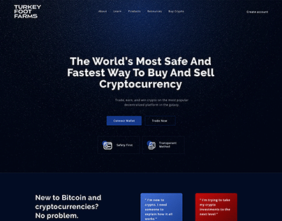 Project thumbnail - Cryptocurrency Website Design