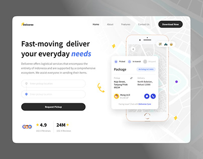 Tidy Hero Section | Landing Page