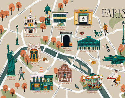 Alternative Paris map