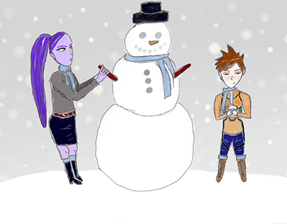 Widowtracer in the Snow