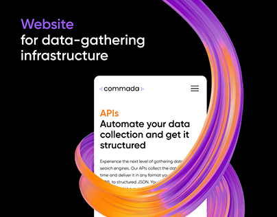 Commada: website for data-gathering infrastructure