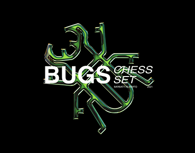 BUGS Chess Set - 3D Motion Graphics