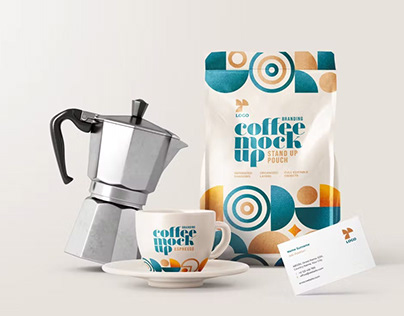 Free - Coffee Branding Mockup Set