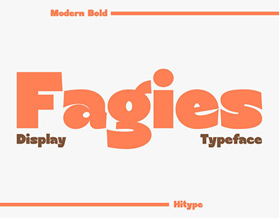Fagies Bold Display Typeface