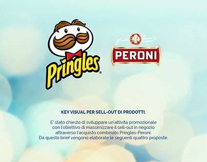 Pringles & Peroni | Key visual for combined brands