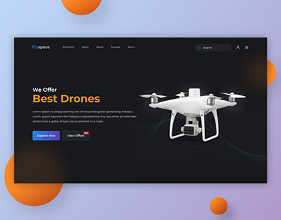Drones Retailing Website