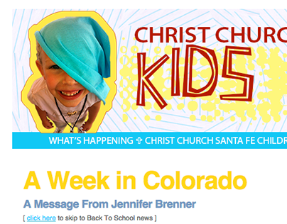 Email Marketing | Children | Ministry Newsletter