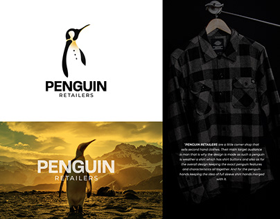 Penguin Retailers - Organic Logo Concept 🐧