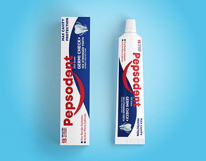 Pepsodent Packaging Design