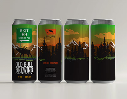 Illustrated Beer Label Design
