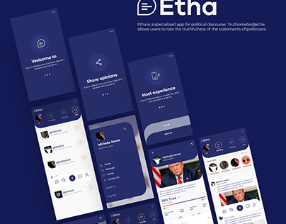 Project thumbnail - Etha UI design