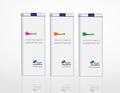 Packaging design for Head & Shoulders Shampoo