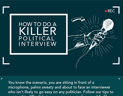 How to do a killer political interview-infographic