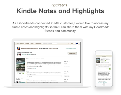 Kindle Notes and Highlights on Goodreads
