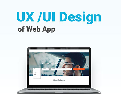 UX / UI design of Web App