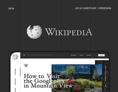 Wikipedia - Redesign 2019 | UI\UX Casetudy