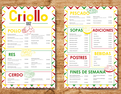 Restaurante Criollo - Branding