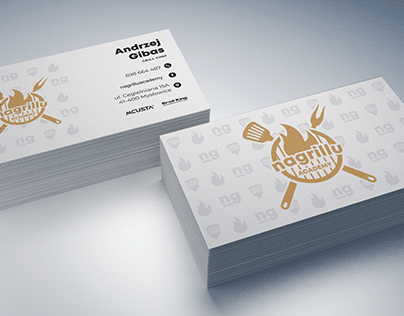 NaGrillu Academy - Business Cards and Logo