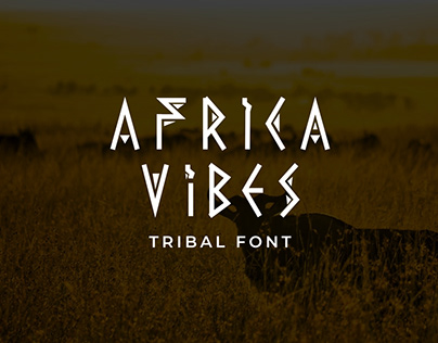 AFRICA VIBES FONT DISPLAY