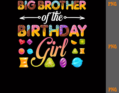 Big Brother Of The Birthday Girl Donut Birthday Party