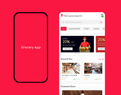 Grocery Delivery Mobile App Design