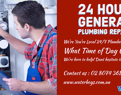 24 Hour General Plumbing Repair
