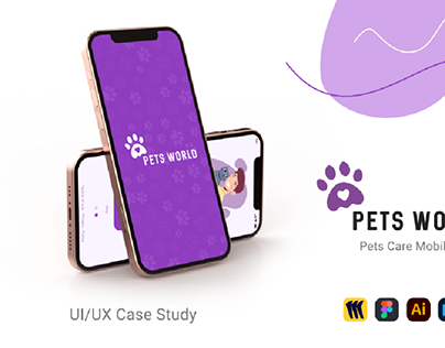 Case Study UI/UX Mobile App (Pets)