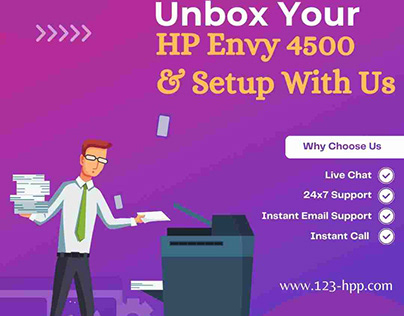 Setup Your HP Envy 4500 Printer