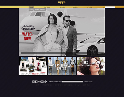 Heys USA Website Redesign (Concept)