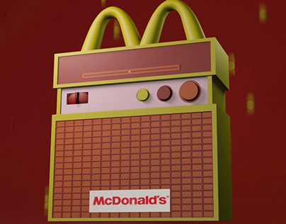 Mc Donald’s radio render
