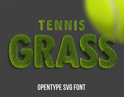 Tennis Grass Font