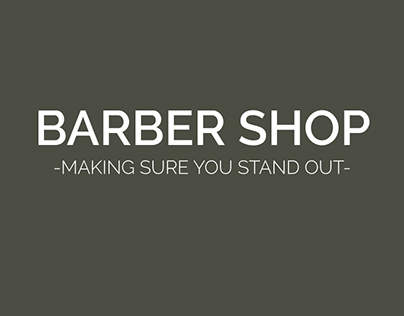 Barber Shop Project Design