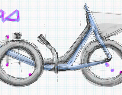 Trike, velomobile design sketches