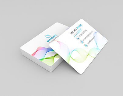 Abstract business card template Design